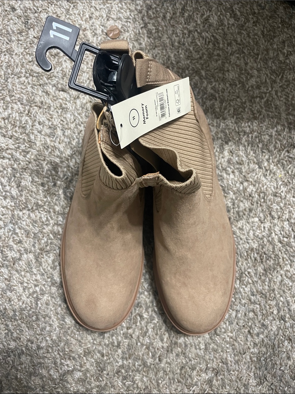 No Boundaries Tan Suede Ankle Boots